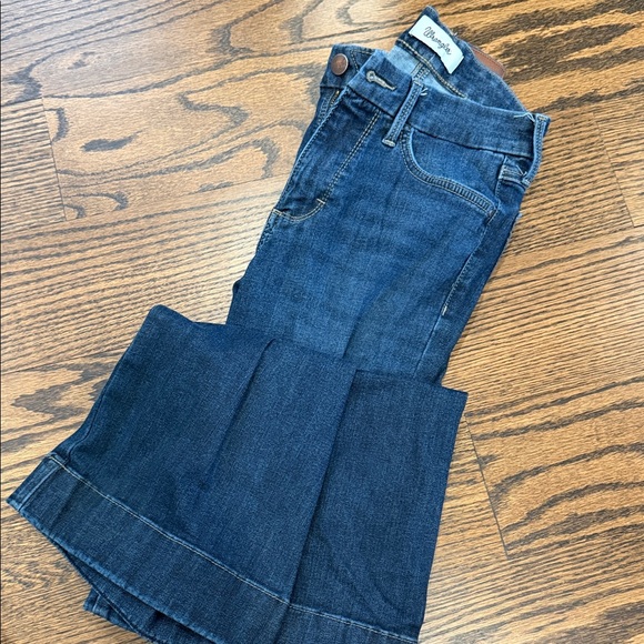 Wrangler Denim - Wrangler Women's Dark Blue Flare Jeans with Wide Leg